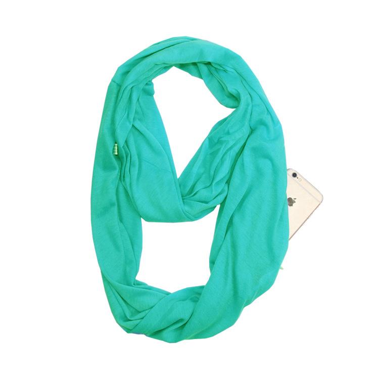 Anti-theft Infinity Scarf with Hidden Pocket - TrenzJar
