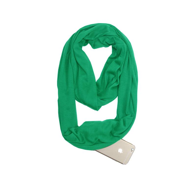Anti-theft Infinity Scarf with Hidden Pocket - TrenzJar