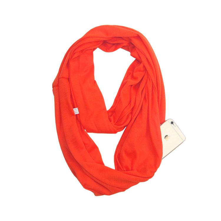 Anti-theft Infinity Scarf with Hidden Pocket - TrenzJar