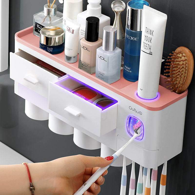4-in-1 Magnetic Toothpaste Dispenser - TrenzJar