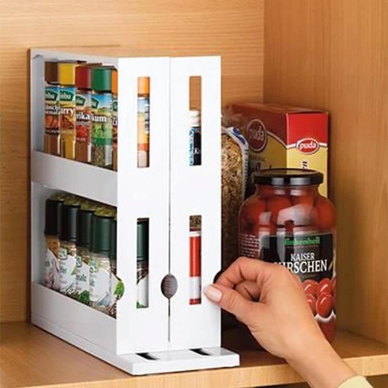 Multi-Function Rotating Kitchen Spice Organizer - TrenzJar
