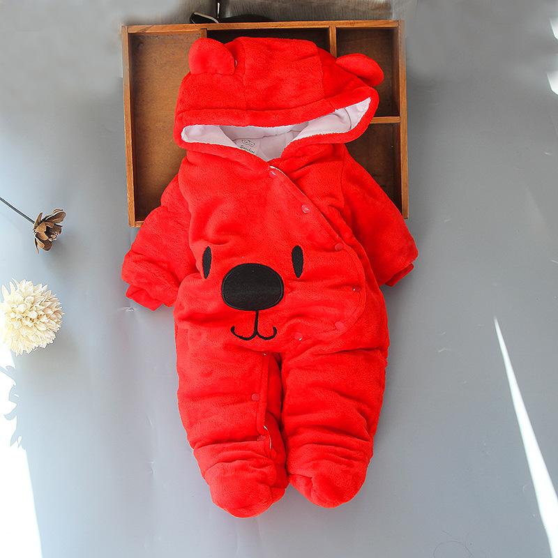 Cozy Baby Bear Romper - TrenzJar