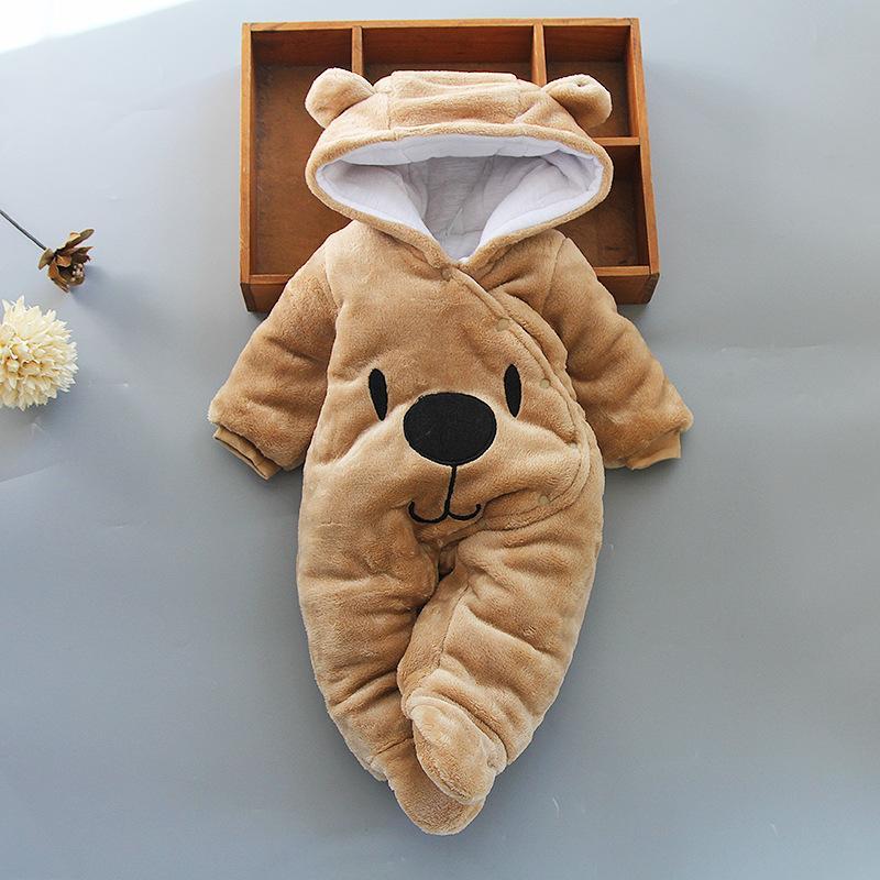 Cozy Baby Bear Romper - TrenzJar