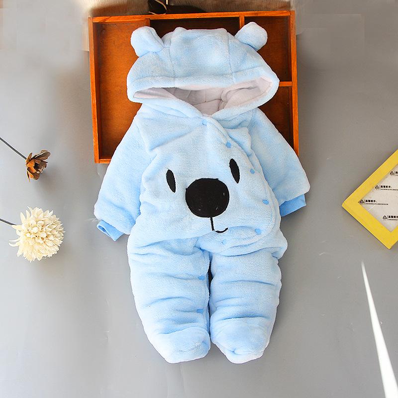 Cozy Baby Bear Romper - TrenzJar