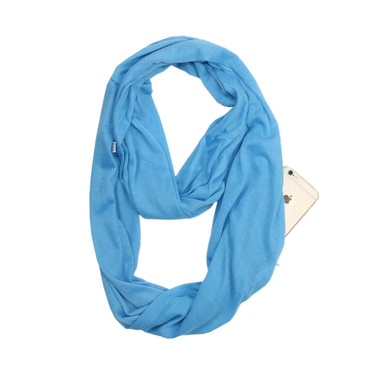 Anti-theft Infinity Scarf with Hidden Pocket - TrenzJar