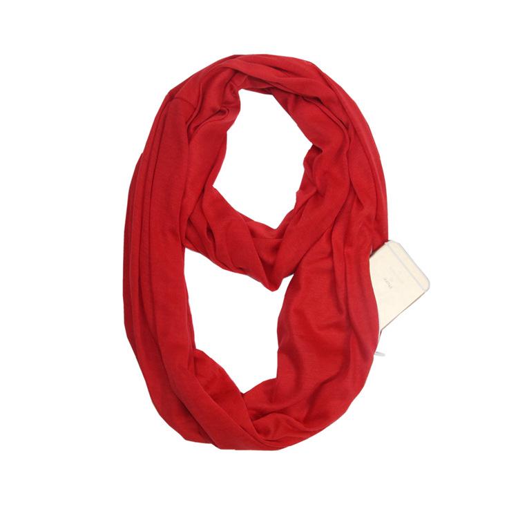 Anti-theft Infinity Scarf with Hidden Pocket - TrenzJar
