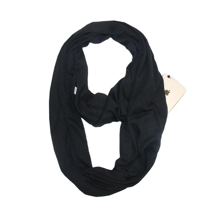 Anti-theft Infinity Scarf with Hidden Pocket - TrenzJar