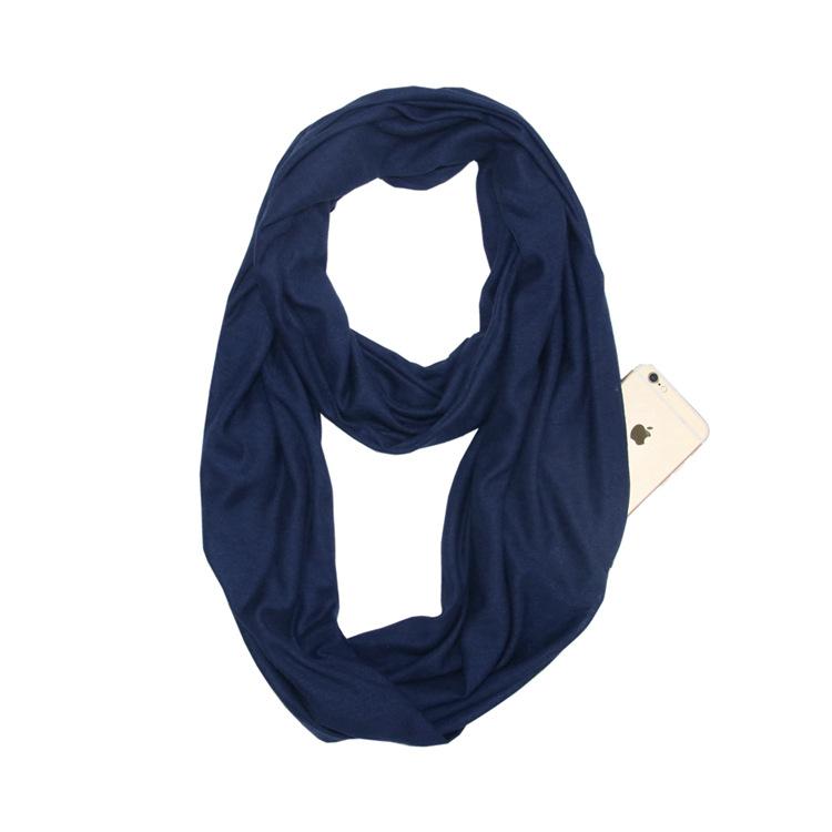 Anti-theft Infinity Scarf with Hidden Pocket - TrenzJar