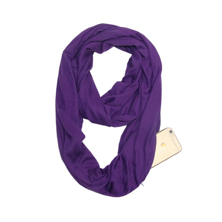 Anti-theft Infinity Scarf with Hidden Pocket - TrenzJar