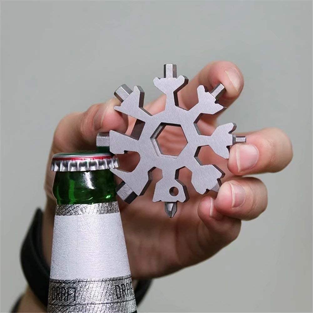 18-in-1 Snowflake Multi-Tool Card - TrenzJar