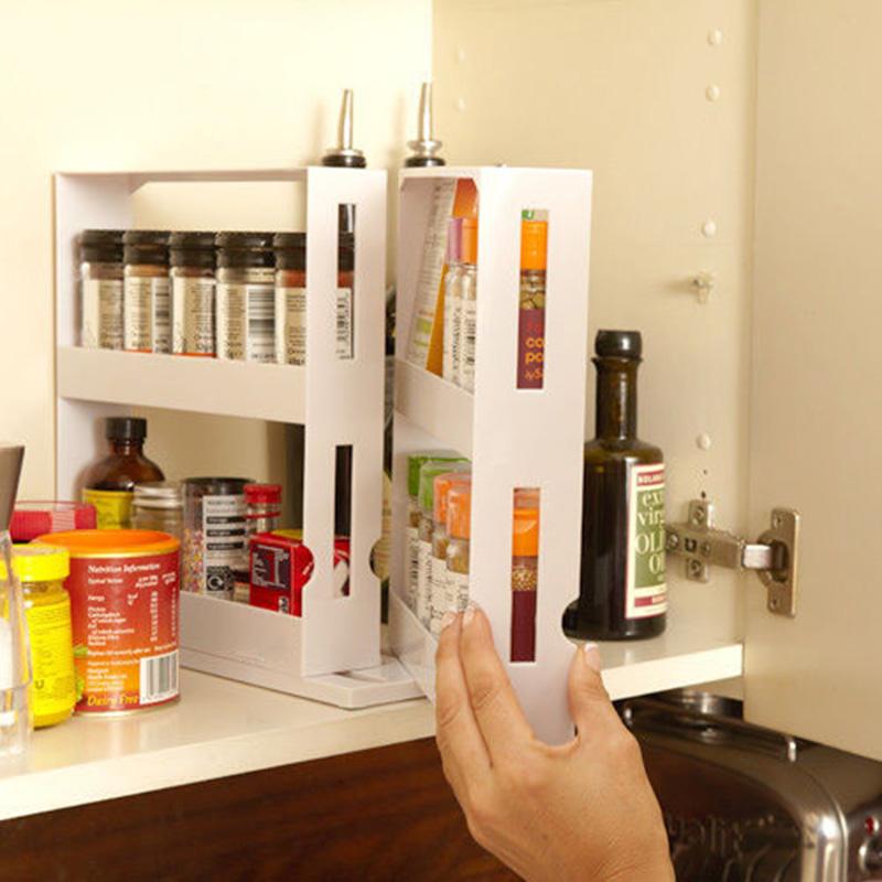 Multi-Function Rotating Kitchen Spice Organizer - TrenzJar