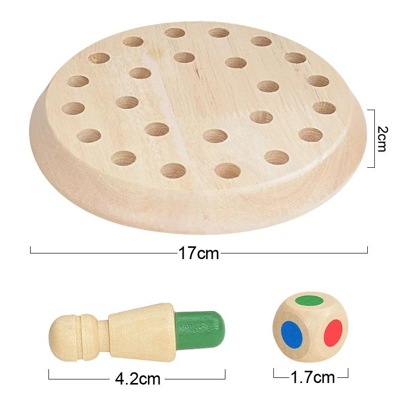 Wooden Match Stick Memory Chess Game - TrenzJar