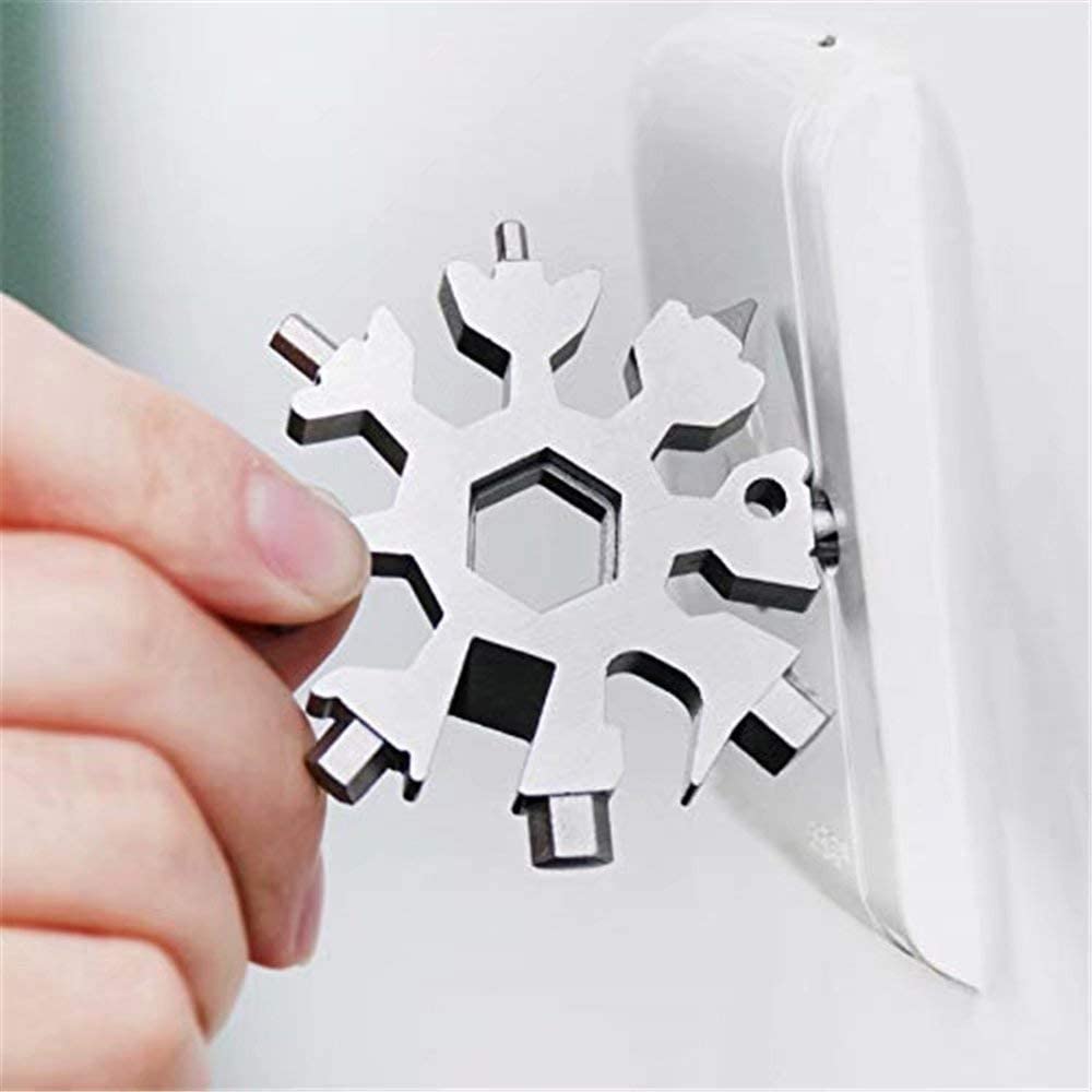 18-in-1 Snowflake Multi-Tool Card - TrenzJar