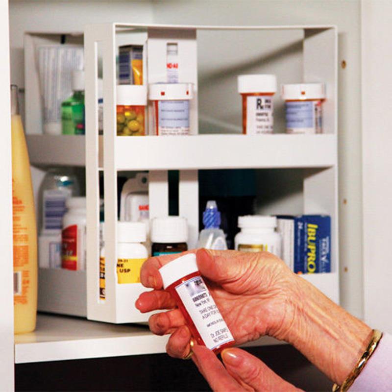 Multi-Function Rotating Kitchen Spice Organizer - TrenzJar