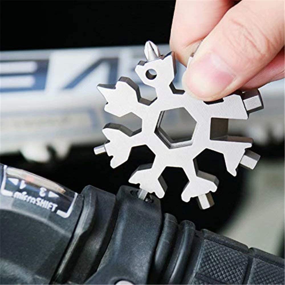 18-in-1 Snowflake Multi-Tool Card - TrenzJar